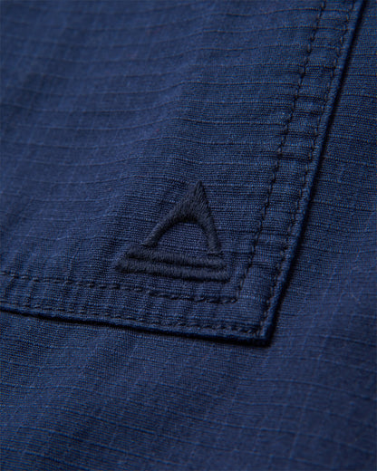 Way Flannel Lined Shirt - Rich Navy - Flatlay