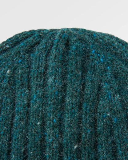 Fisherman Merino Wool Beanie - Fir Tree - Flatlay