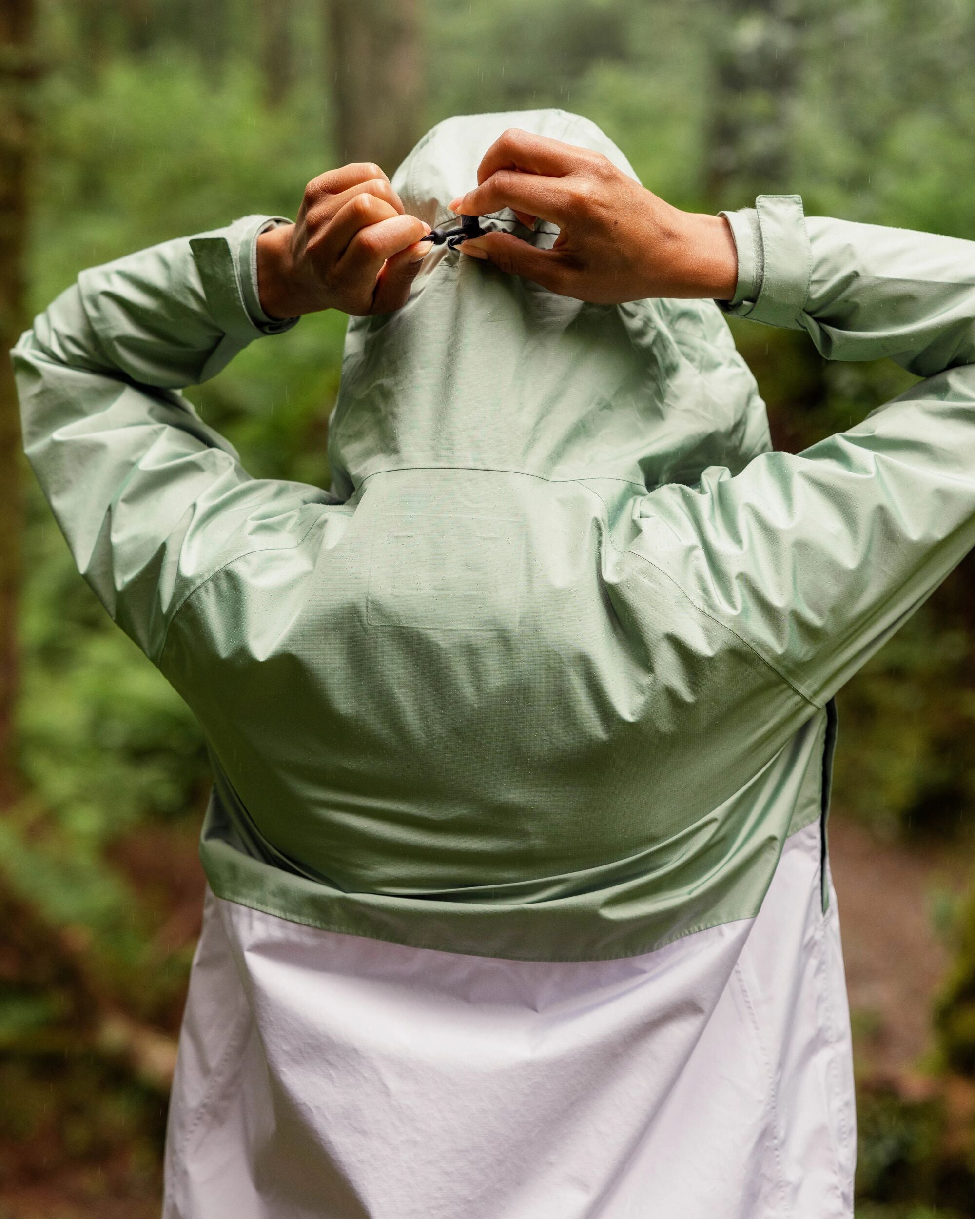 Trailscape Women's Recycled Waterproof Jacket - Pistachio/Lilac Mist/Aqua - Lifestyle