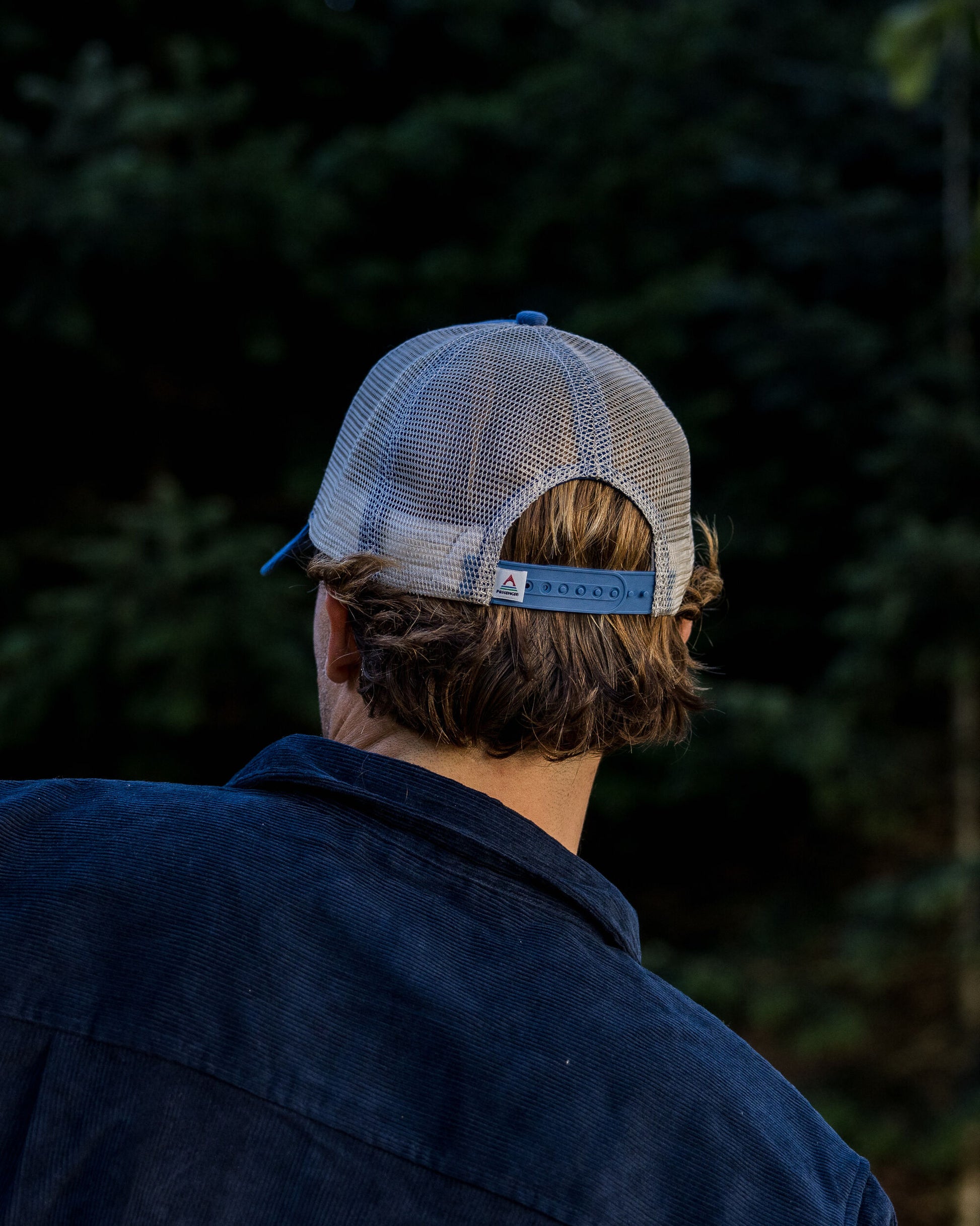 Harbour Cord Snapback Cap - Washed Blue