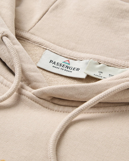 Shutter Recycled Cotton Hoodie - Birch - Flatlay