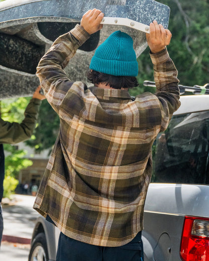 Backcountry Check Shirt - Dark Olive Check  - Lifestyle