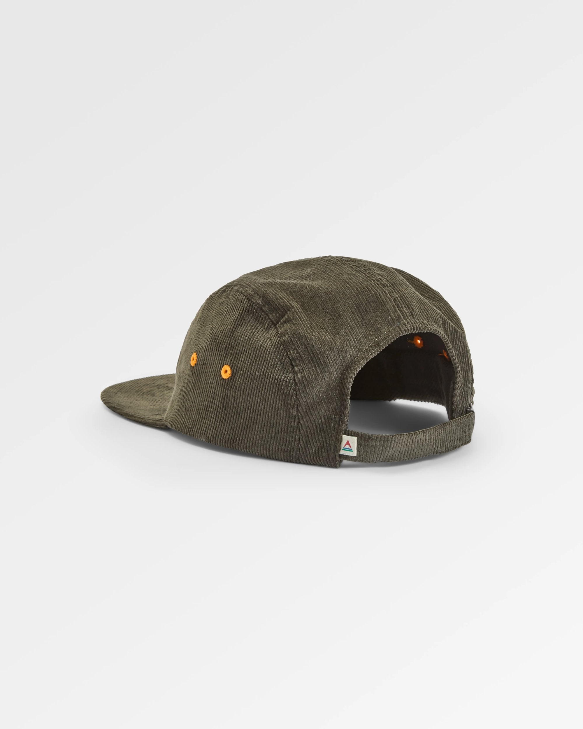Fixie Cord 5 Panel Cap - Khaki - Flatlay
