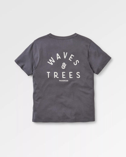 Penida T-Shirt - Charcoal - Flatlay