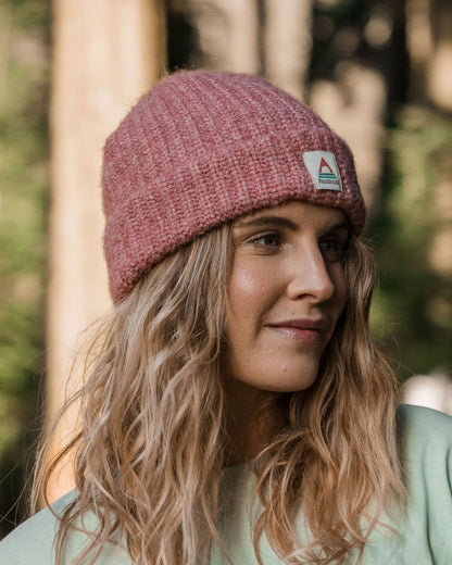 Womens_Redwood Fleece Lined Recycled Beanie - Rose