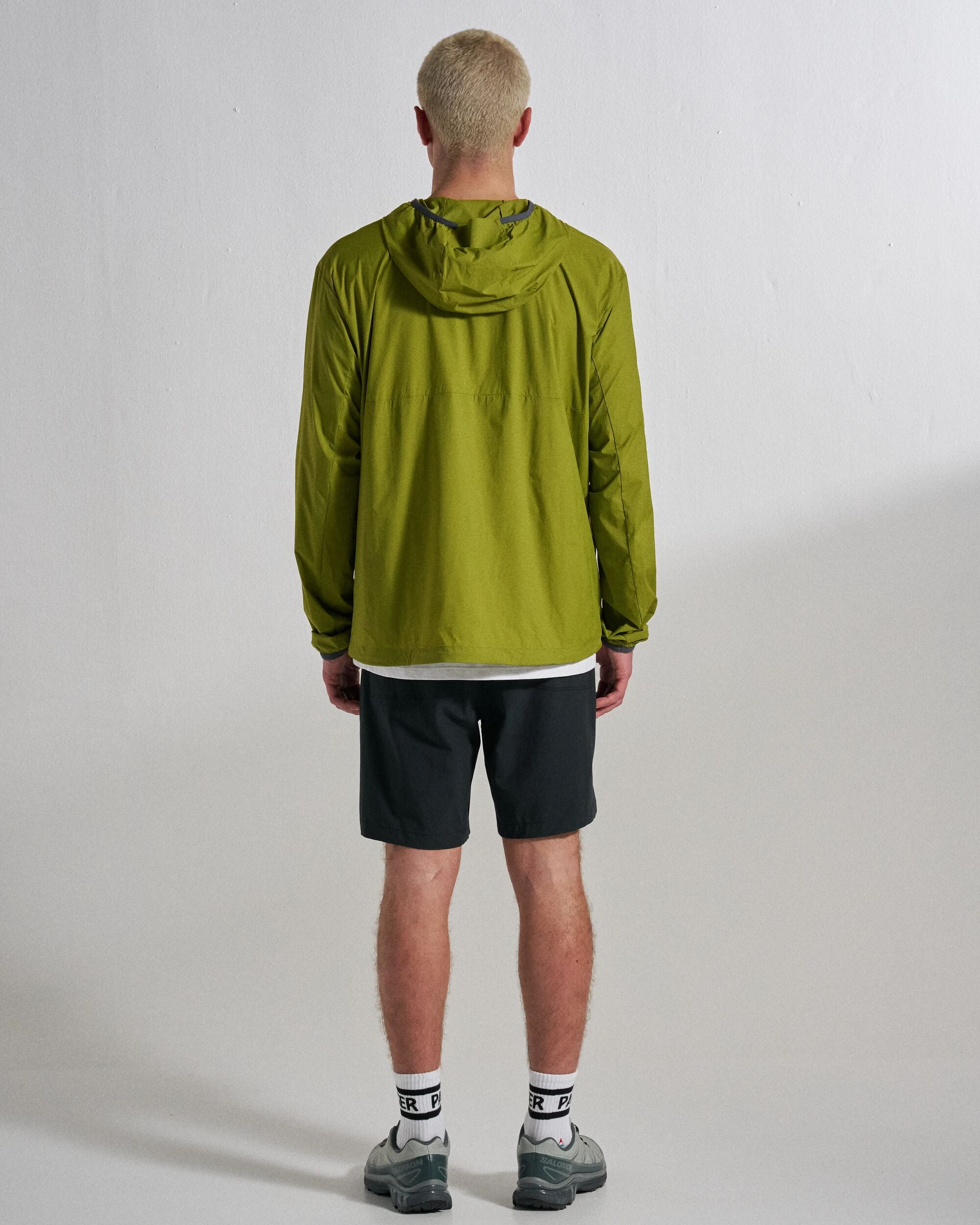 Gusto Windshell Anorak - Tea Green - Studio Model