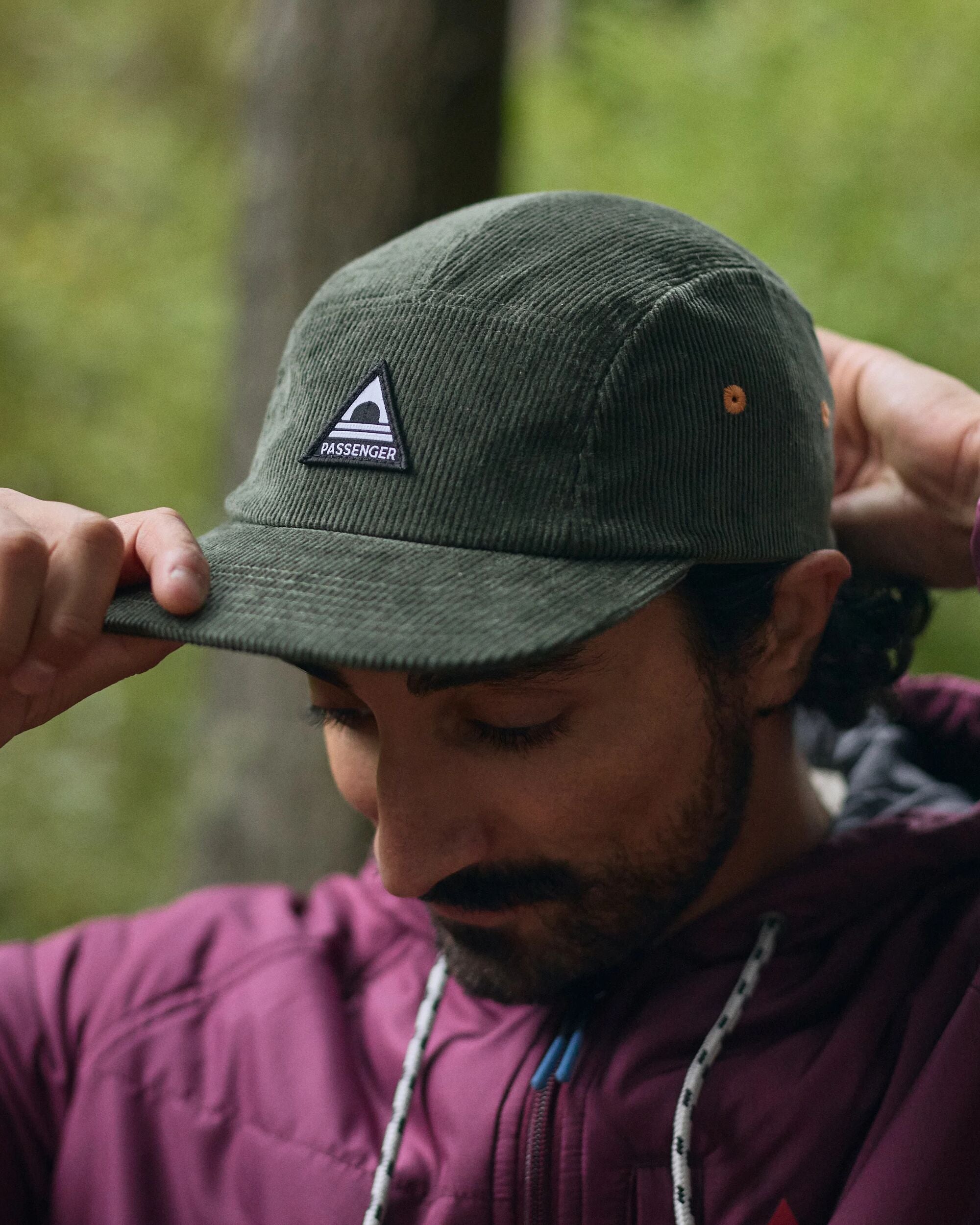 Fixie Recycled Cord Panel Cap Khaki – Passenger