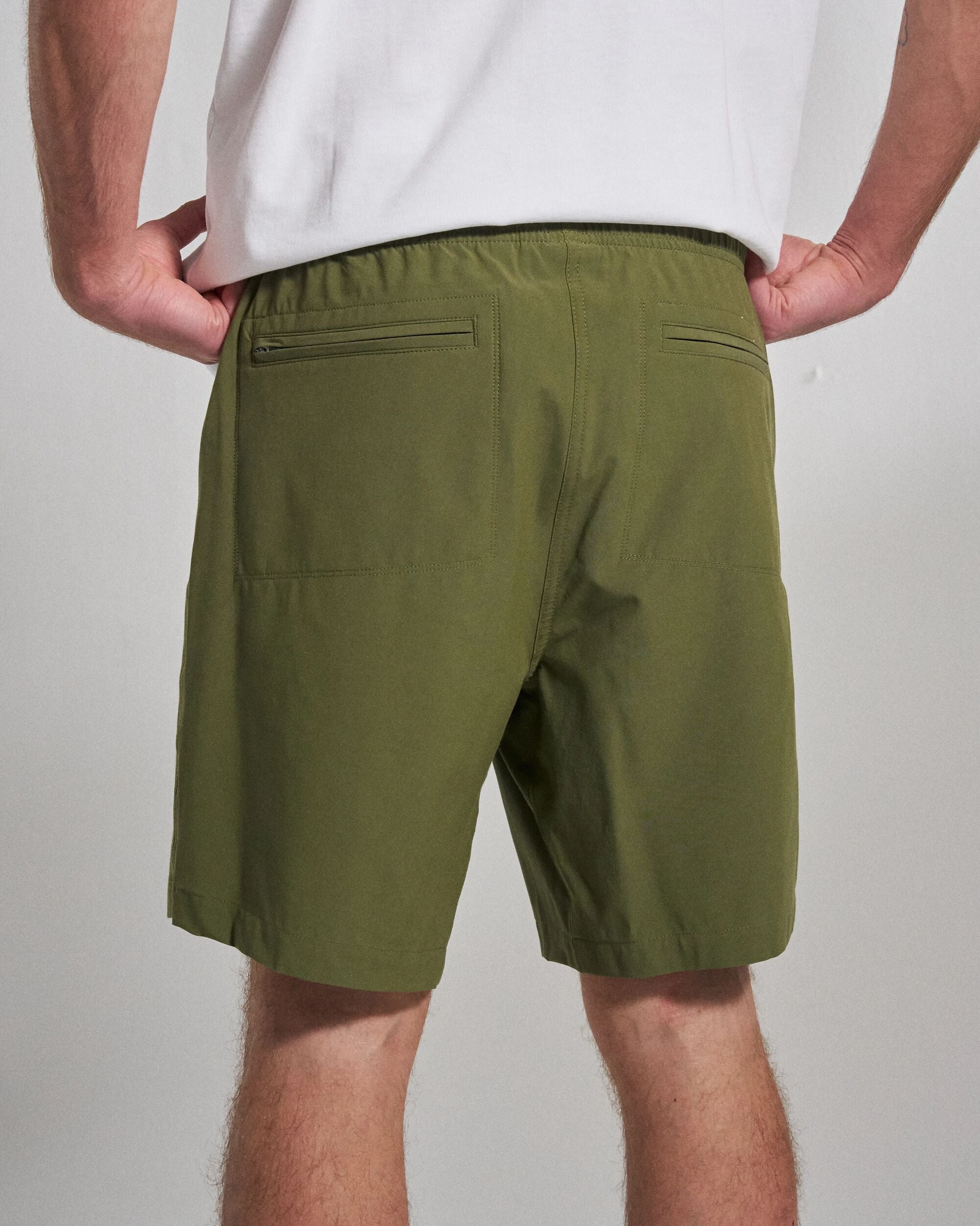 Traveller All Purpose Short - Khaki - Studio Model