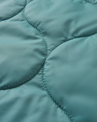 Flora Long Recycled Insulated Parka - Arctic - Flatlay