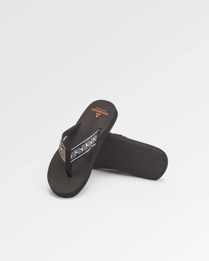 Malibu Flip Flop - Trail Monochrome - Flatlay