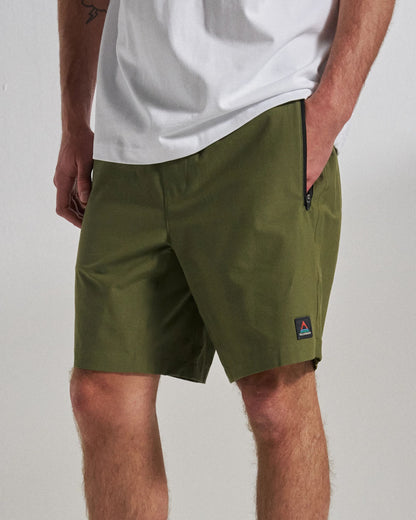 Traveller All Purpose Short - Khaki - Studio Model