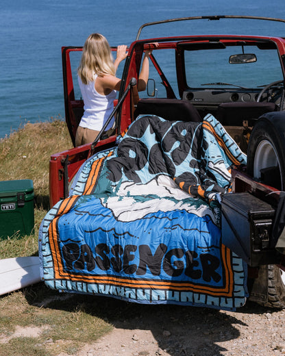 Cabin Sherpa Blanket - Reflect - Lifestyle