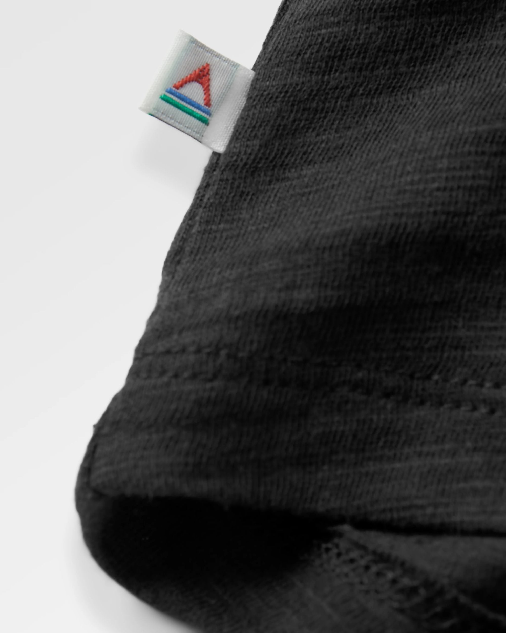 Rivergate Organic Cotton Top - Black - Flatlay