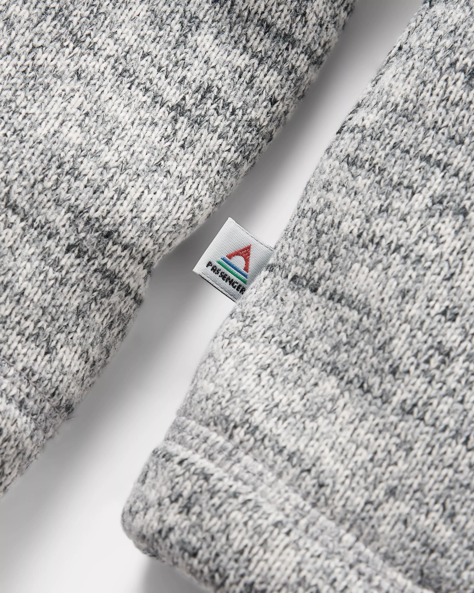 Women's Amber Recycled Polartec® Fleece - Grey Marl - Flatlay