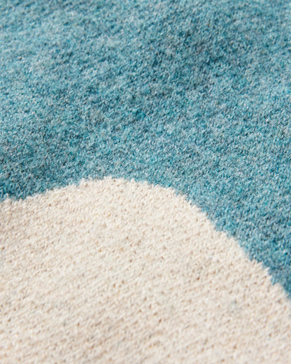 Vista Recycled Knitted Jumper - Arctic - Flatlay