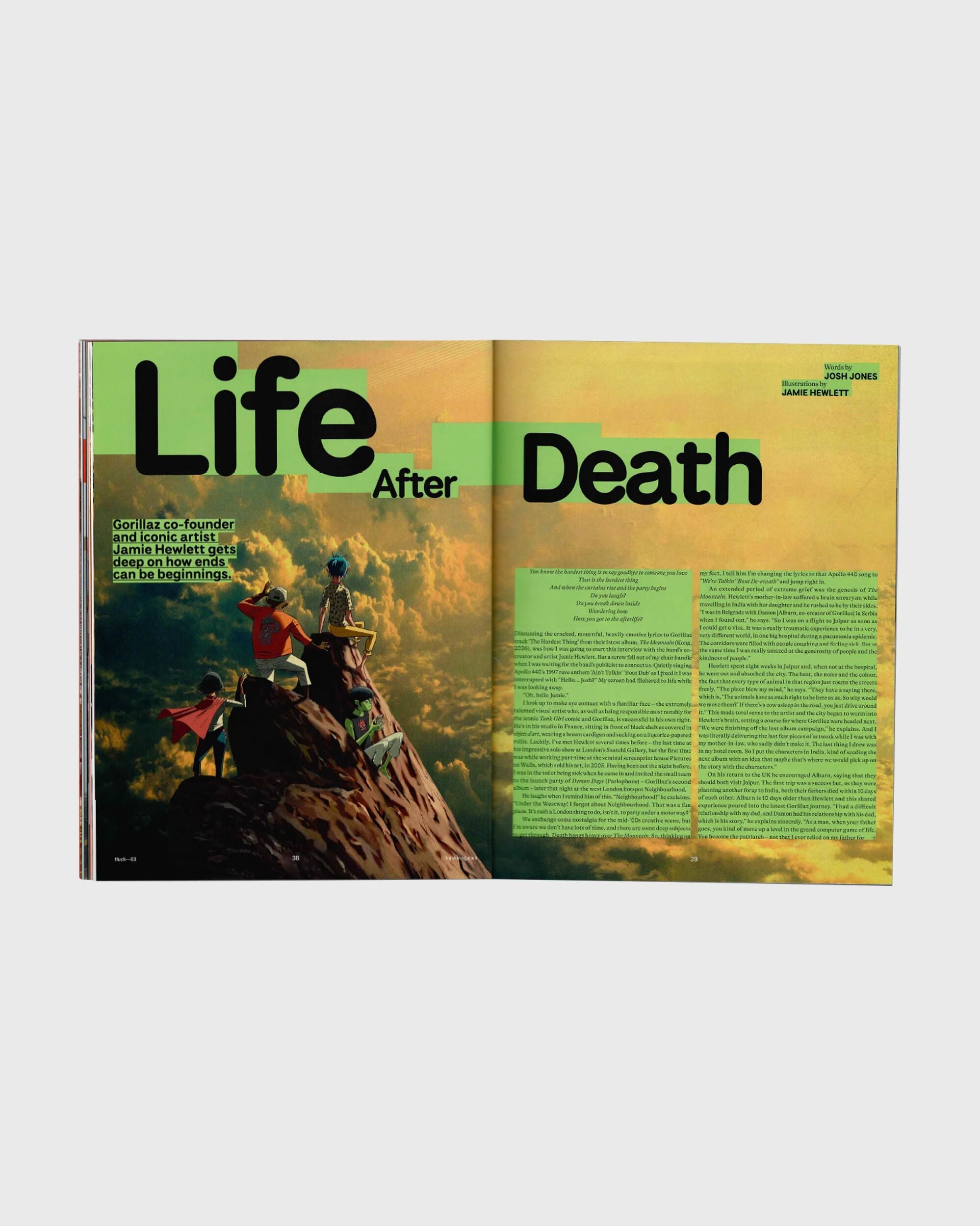 Huck 83: Life Is A Journey - Flatlay