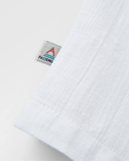 Flurry Woven Top - White - Flatlay