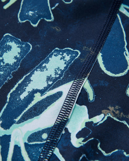 Mantra Recycled Active Legging - Frost Ice Blue - Flatlay