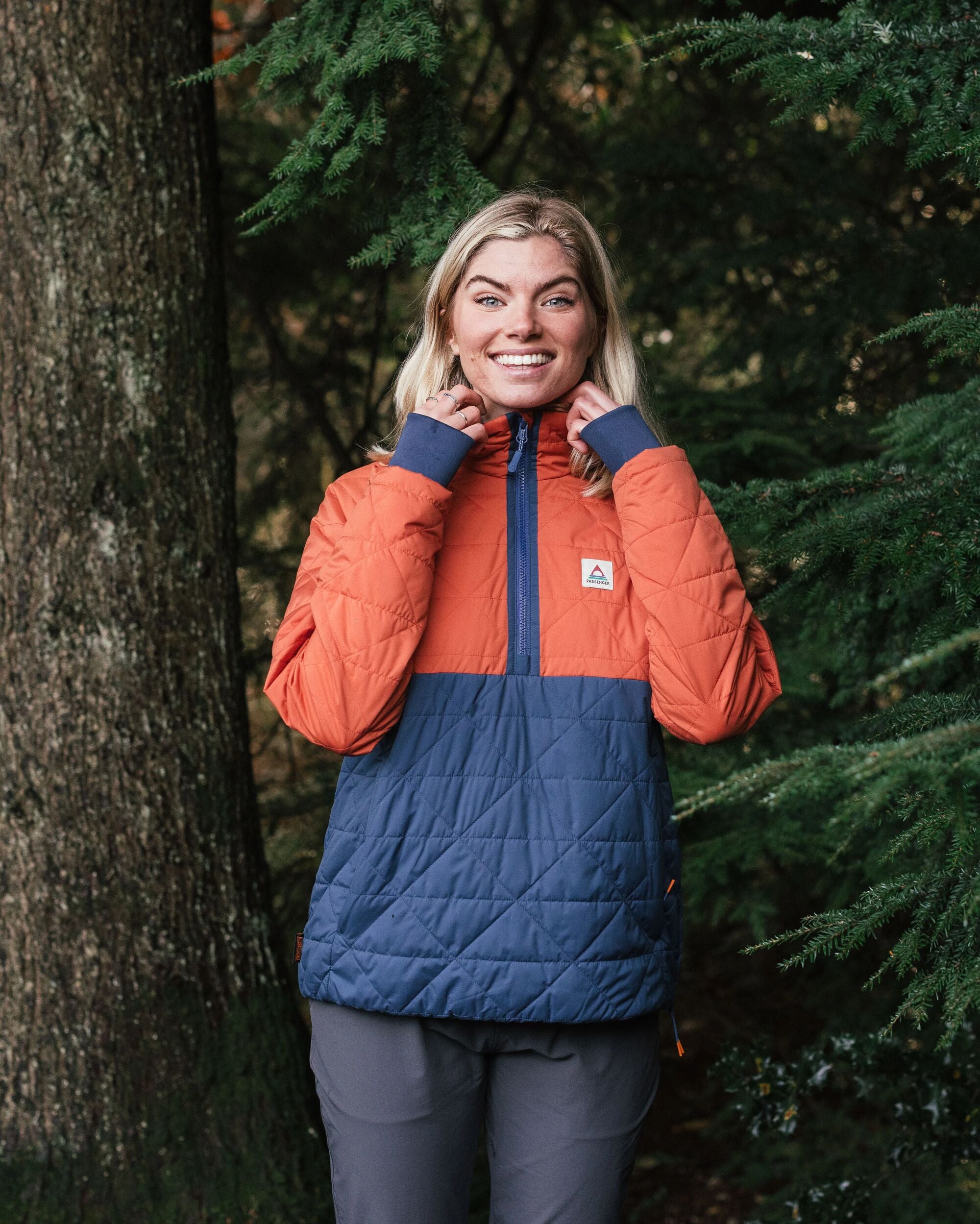 Trace Recycled Thermore® Insulated Jacket - Burnt Orange - Lifestyle