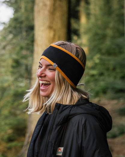 Wintergreen Recycled Polartec® Thermal Headband - Black - Lifestyle - Female