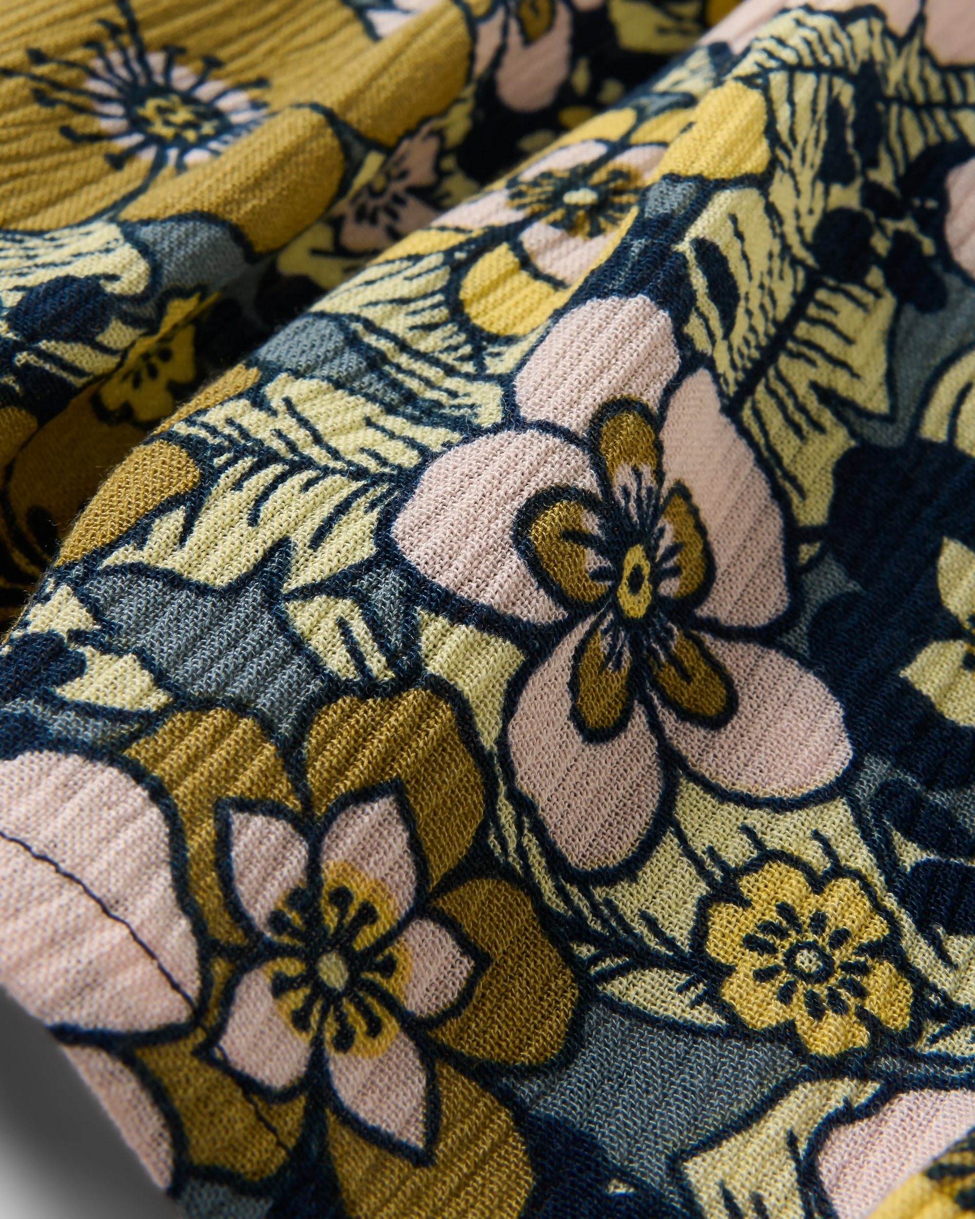 Soleis Woven Cami - Vintage Floral Sunlight - Flatlay