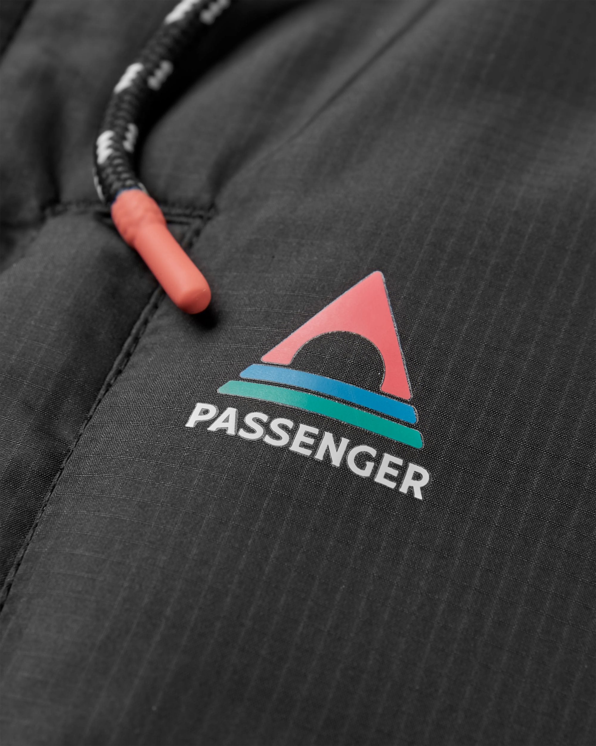 Dylan Recycled Insulated Full Zip Jacket - Black - Flatlay