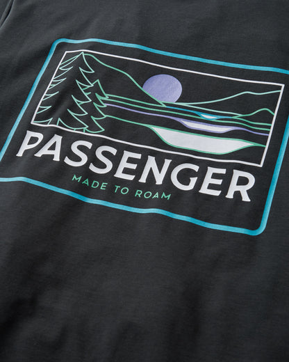 Roamer Men's Recycled Active T-Shirt - Black - Flatlay