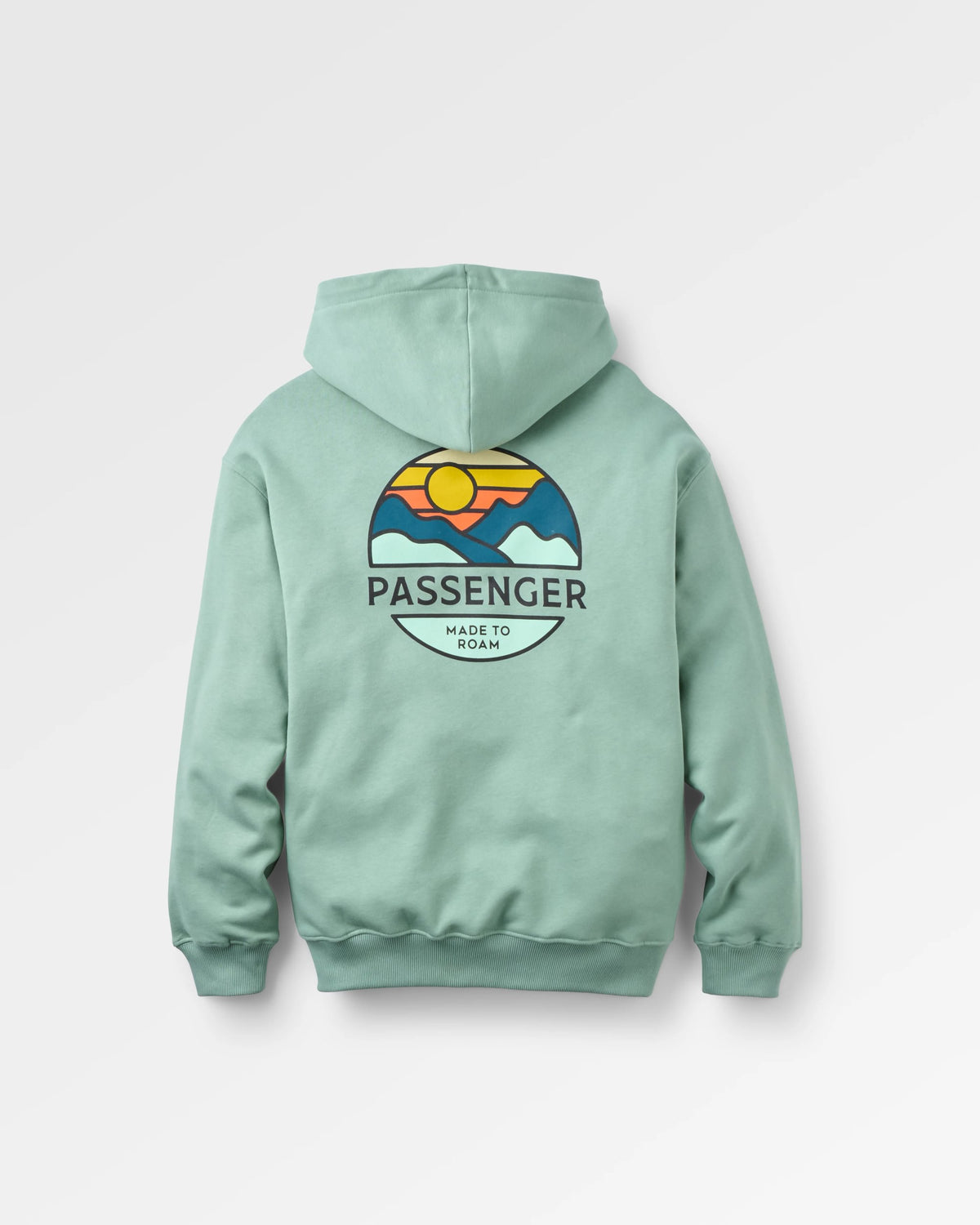 Laidback Relaxed Fit Hoodie - Pistachio - Flatlay