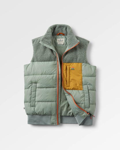Inspire Recycled Insulated Gilet - Pistachio - Flatlay