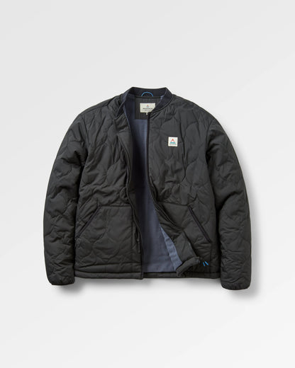 Hytte Recycled Fleece-lined Jacket - Black - Flatlay