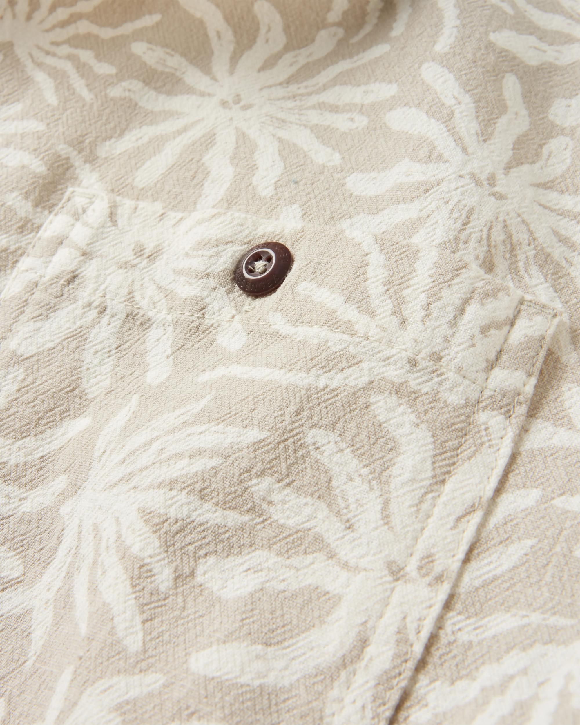 Chill Short Sleeve Shirt - Seaweed Pebble Grey - Flatlay