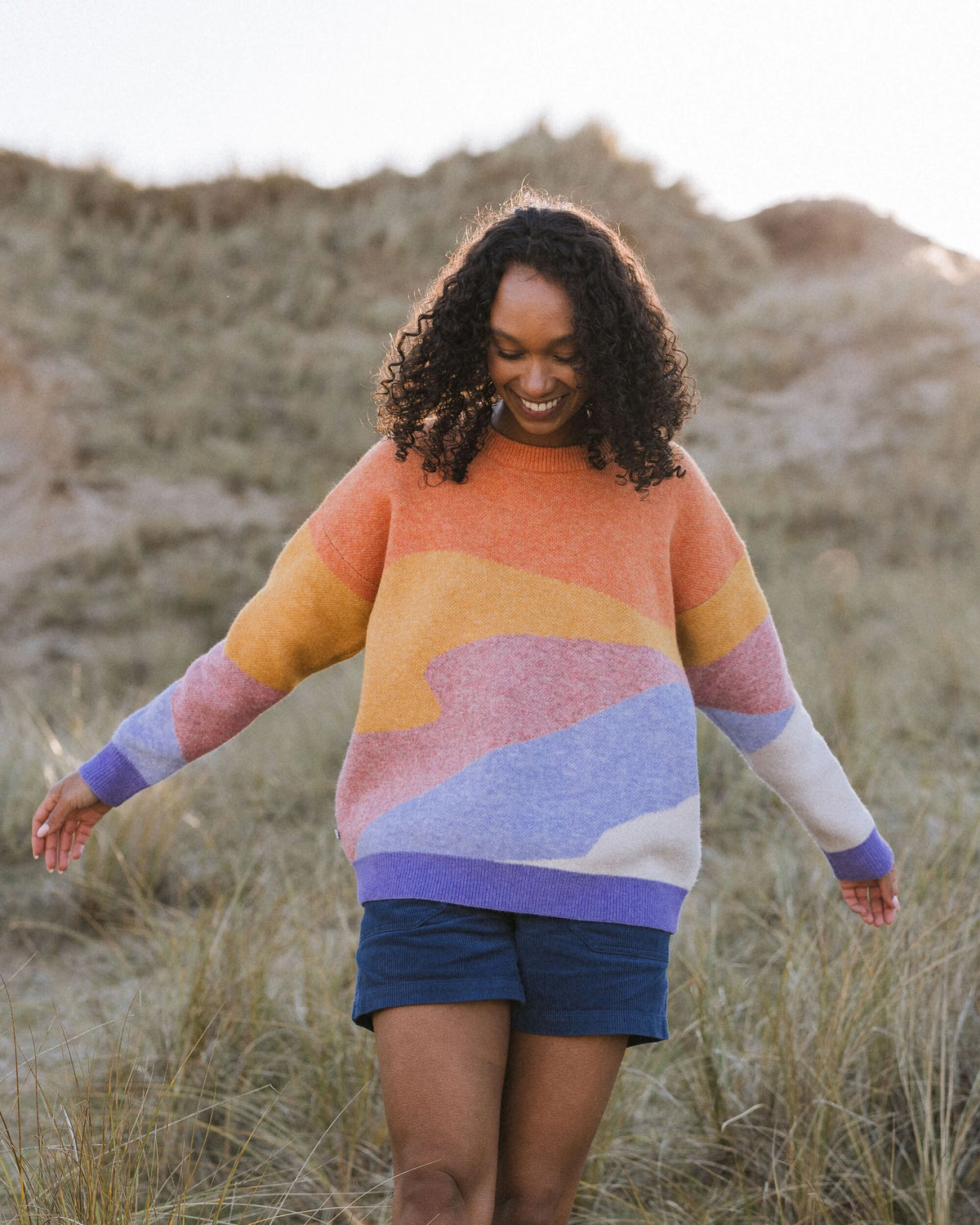 Scenic Knitted Jumper Scenic Sunrise Orange – Passenger