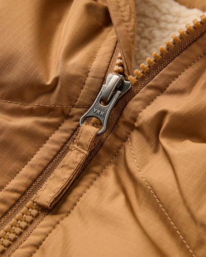 Kinsey Recycled Jacket - Toffee - Flatlay