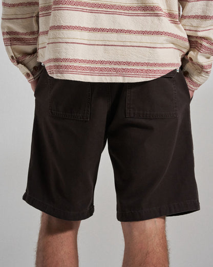 Apex Cargo Cotton Short - Espresso - Studio Model