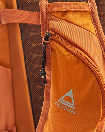 Trailscape Recycled 18L Backpack - Sunrise Orange - Flatlay