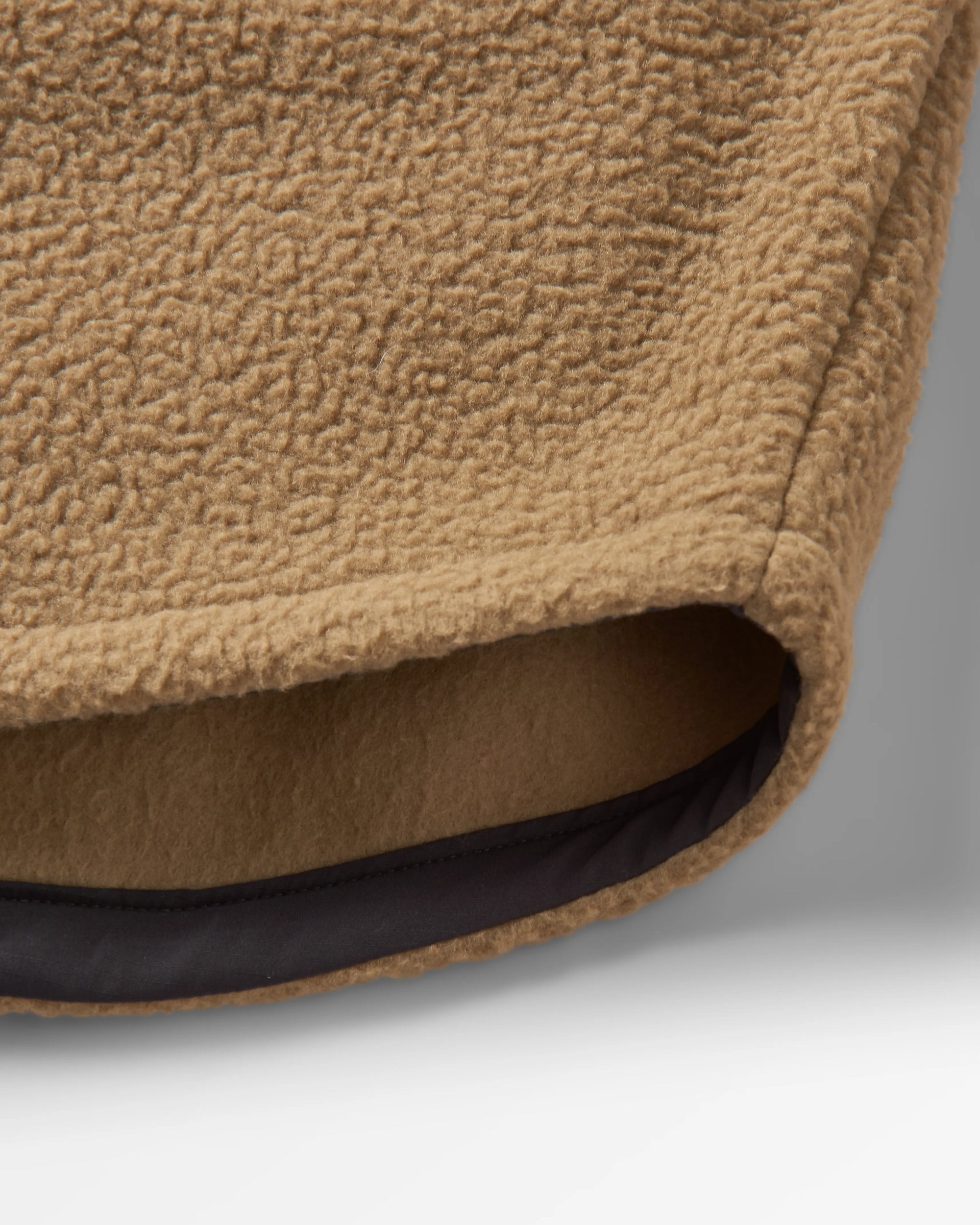 Backcountry Recycled Sherpa Fleece Shirt - Biscuit - Flatlay