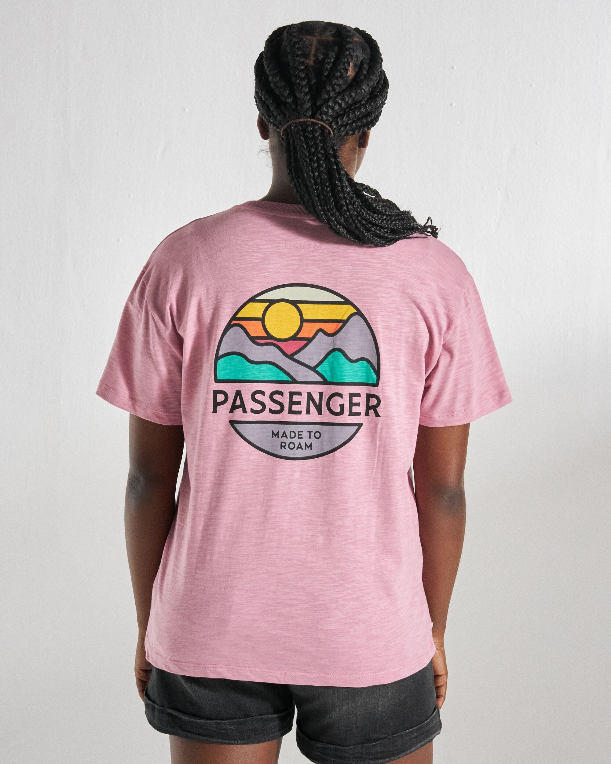 Laidback T-Shirt - Pink Haze - Studio Model