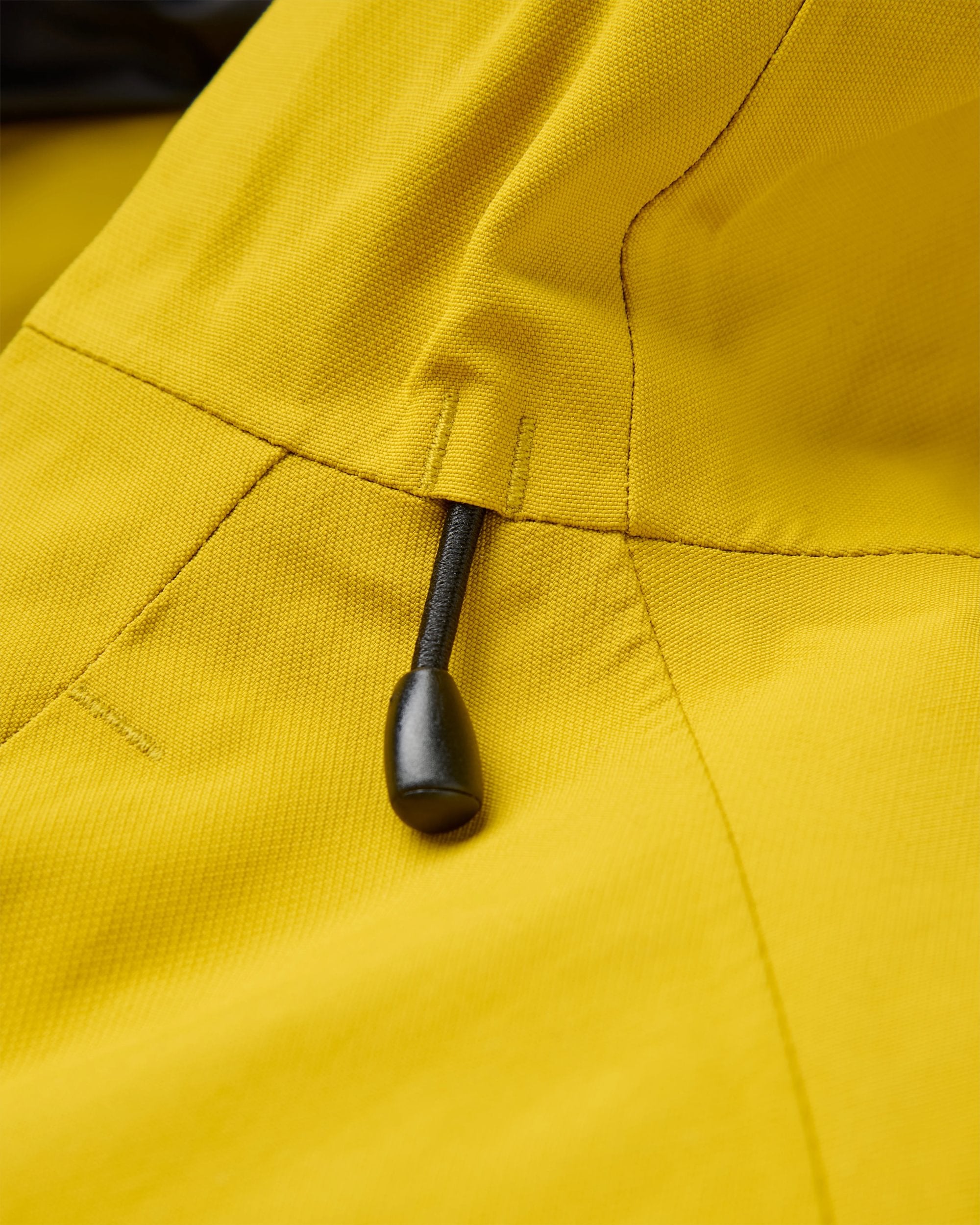 Serein Waterproof Jacket - Heritage Yellow - Flatlay