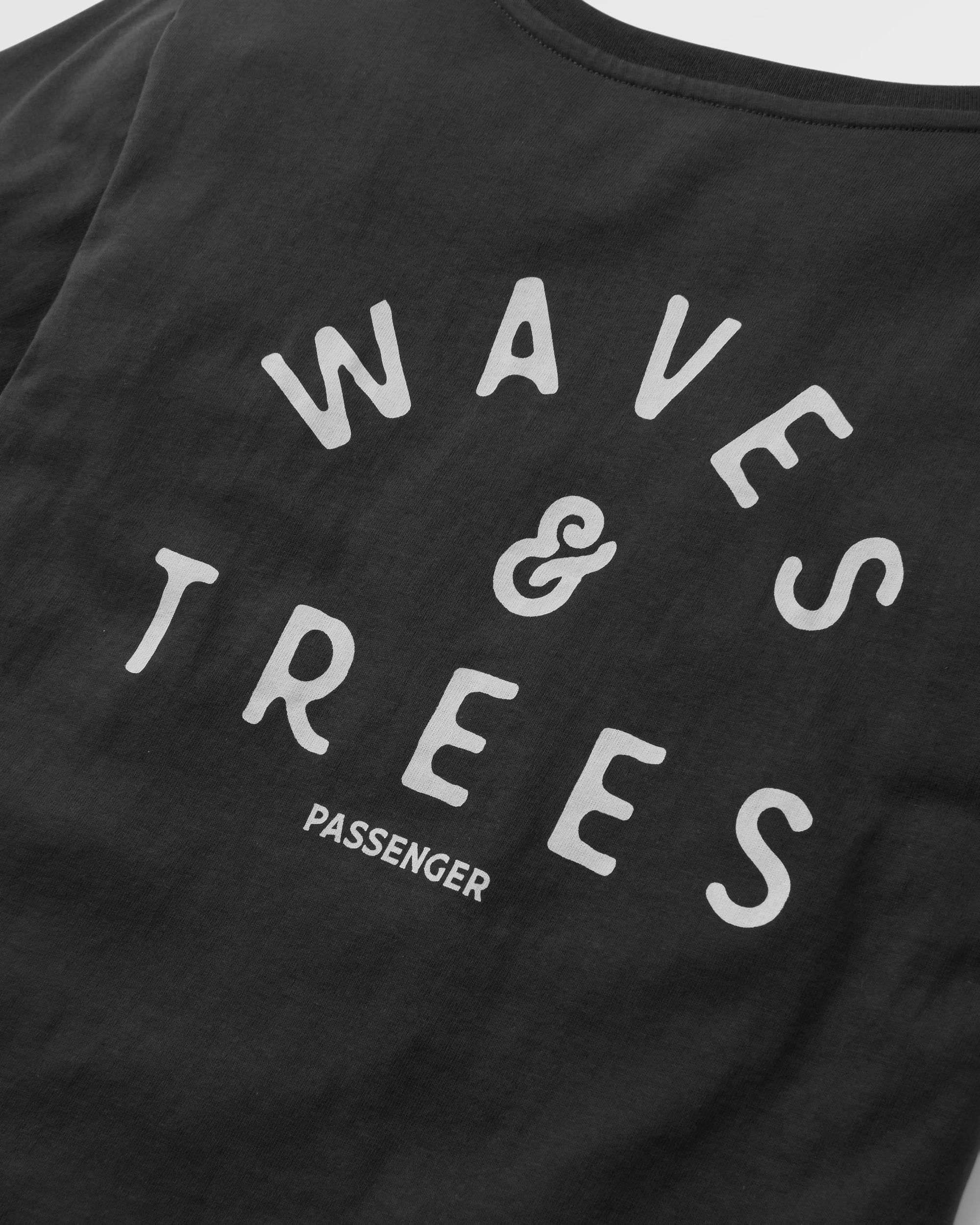 Penida Recycled Cotton T-Shirt - Black - Flatlay