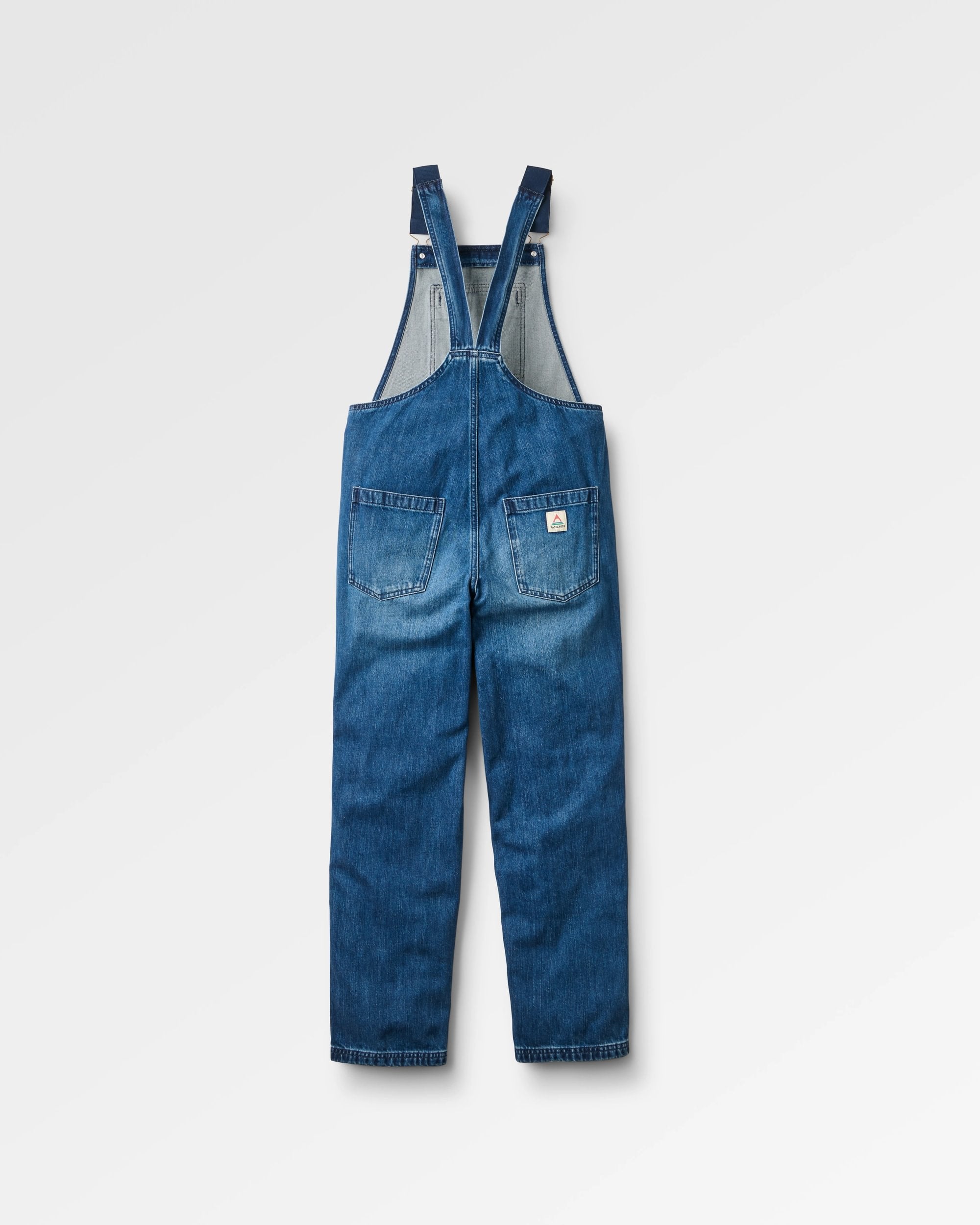 Shuffle Denim Dungarees Denim Blue – Passenger