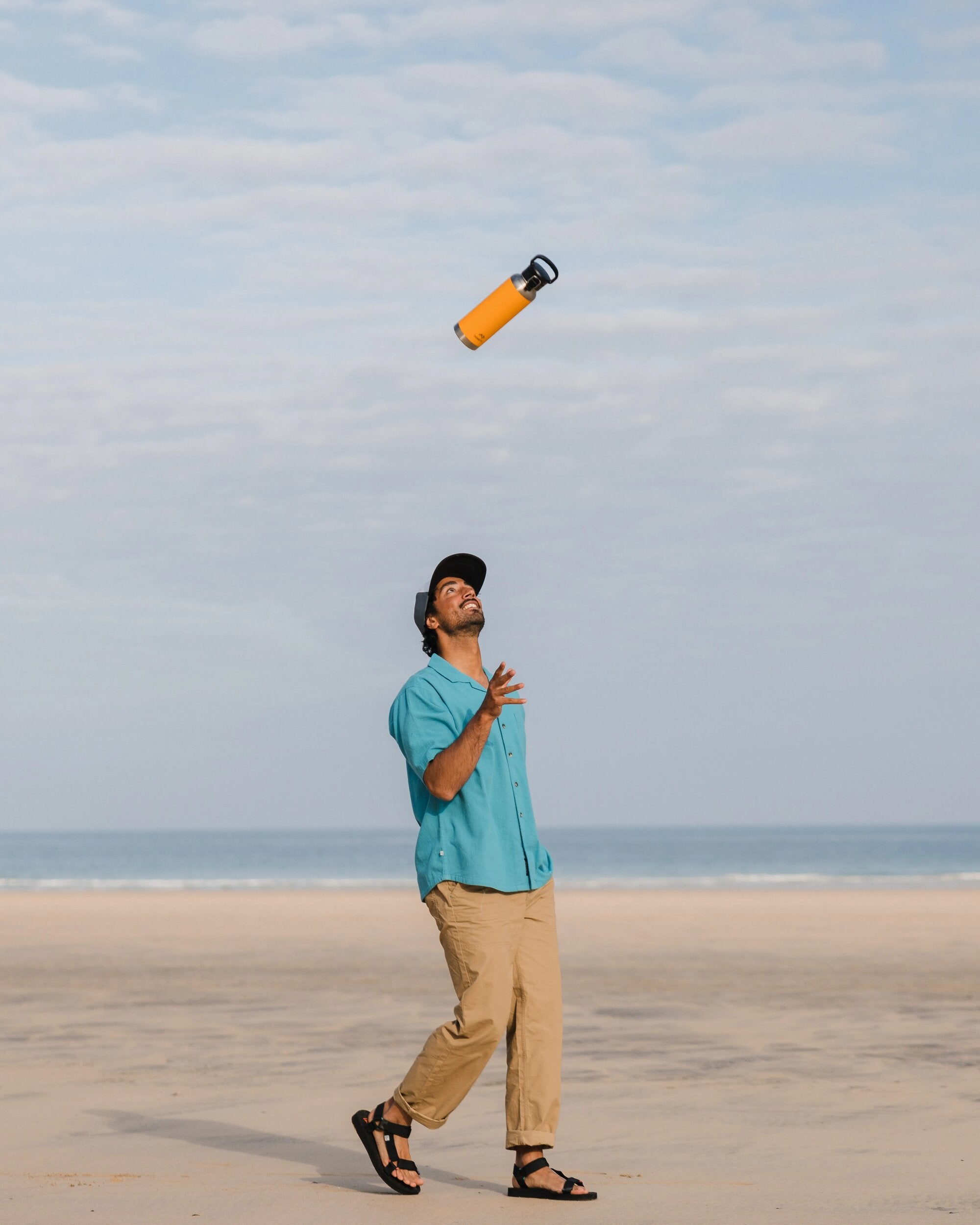 Cove Organic Cotton Short Sleeve Shirt - Blue Pool - 