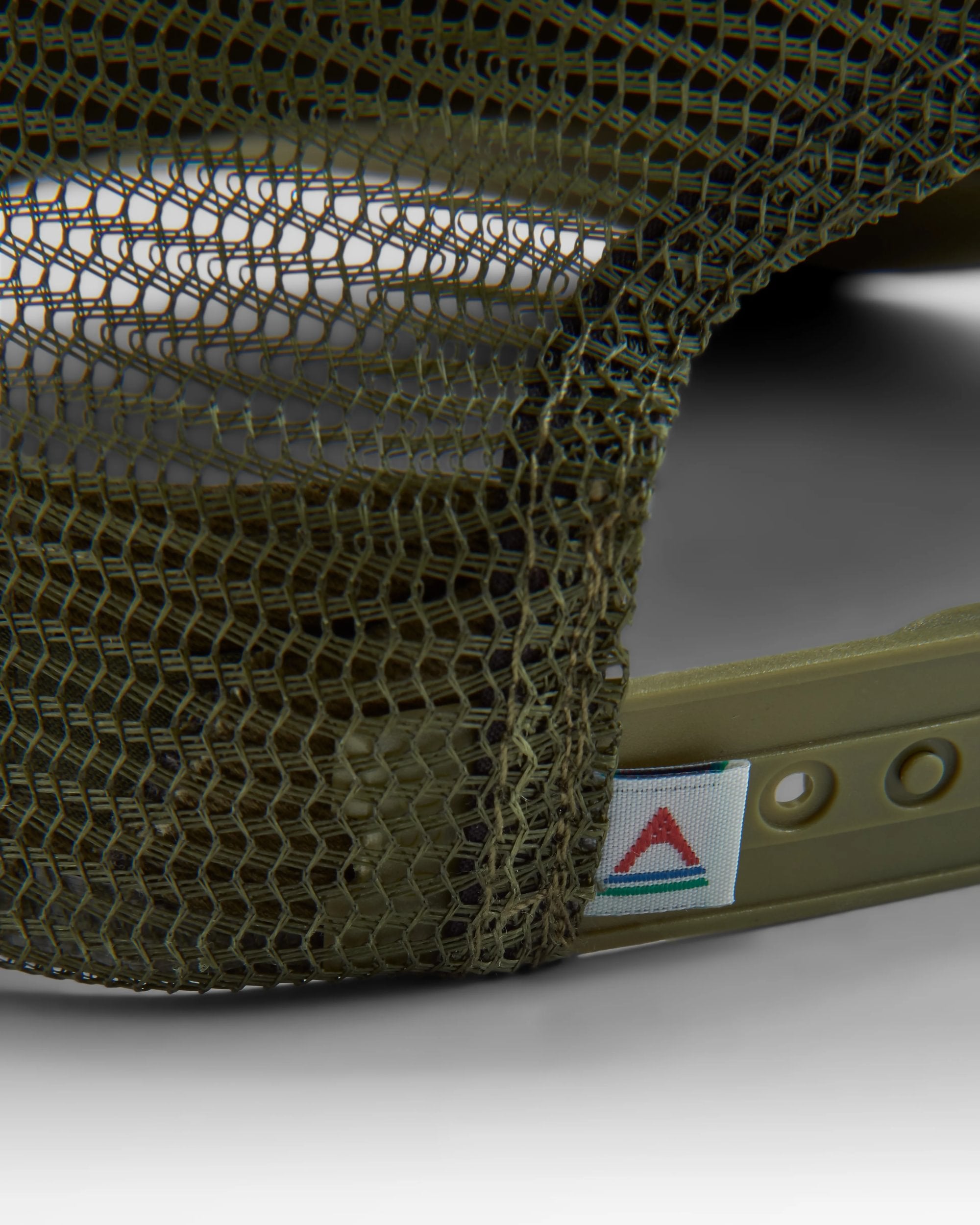 Passenger Recycled Cotton Trucker Cap - Khaki - Flatlay