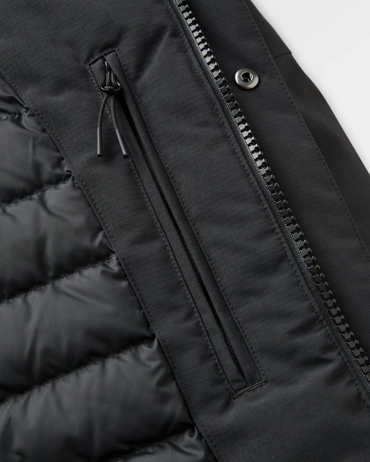 Explorer Waterproof Down Parka - Black - Flatlay