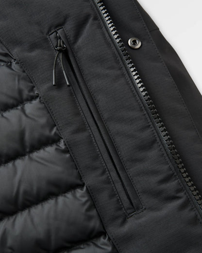 Explorer Waterproof Down Parka - Black - Flatlay