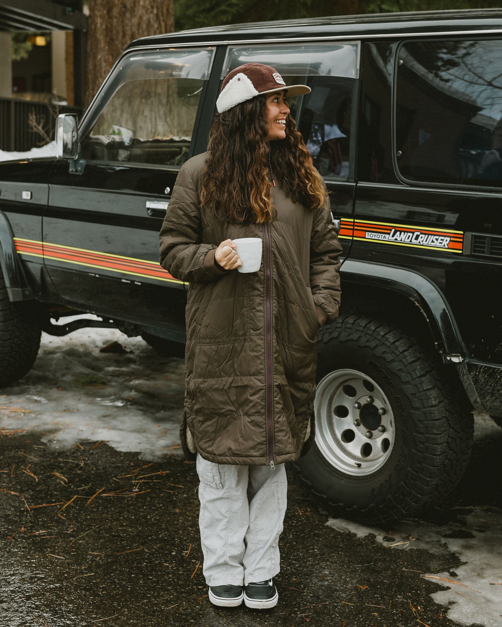 Flora Sherpa Lined Parka Coffee – Passenger