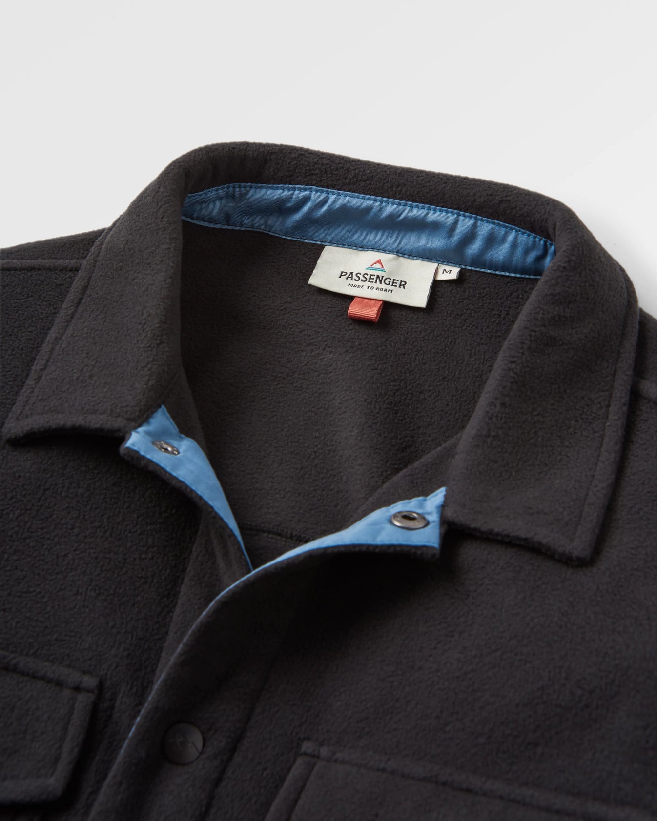 East Recycled Polar Fleece Shirt Elemental Geo Black