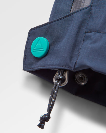 Cloudburst Waterproof Recycled Trouser - Deep Navy - Flatlay