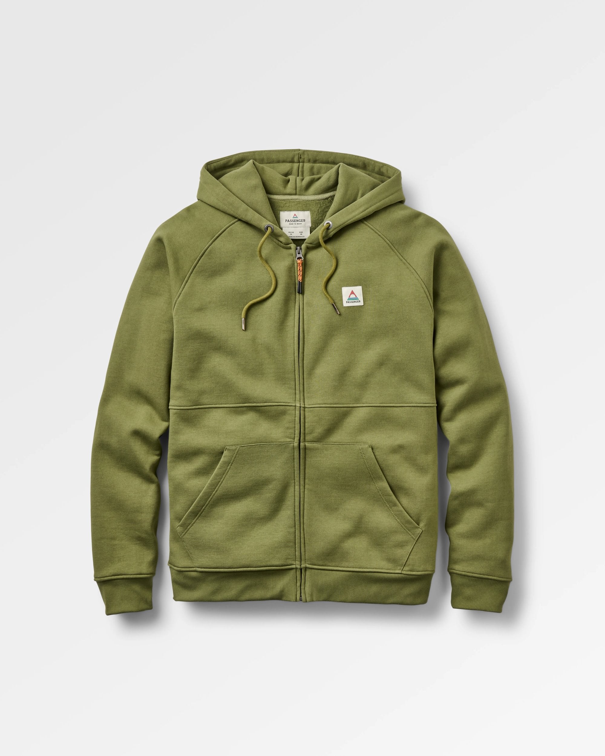 Heritage Full Zip Hoodie Khaki – Passenger