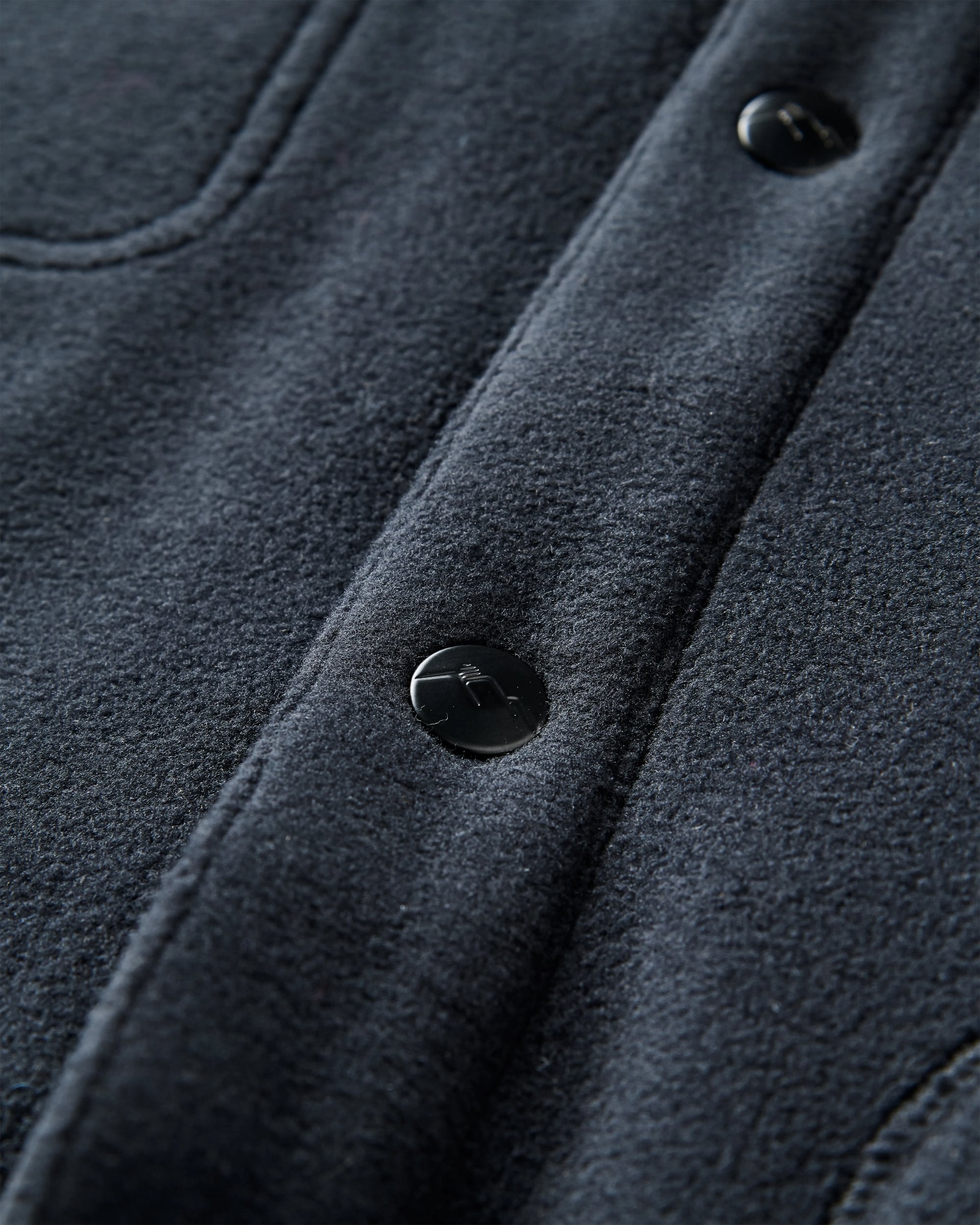 Adapt Recycled Polartec® Overshirt  - Black - Flatlay