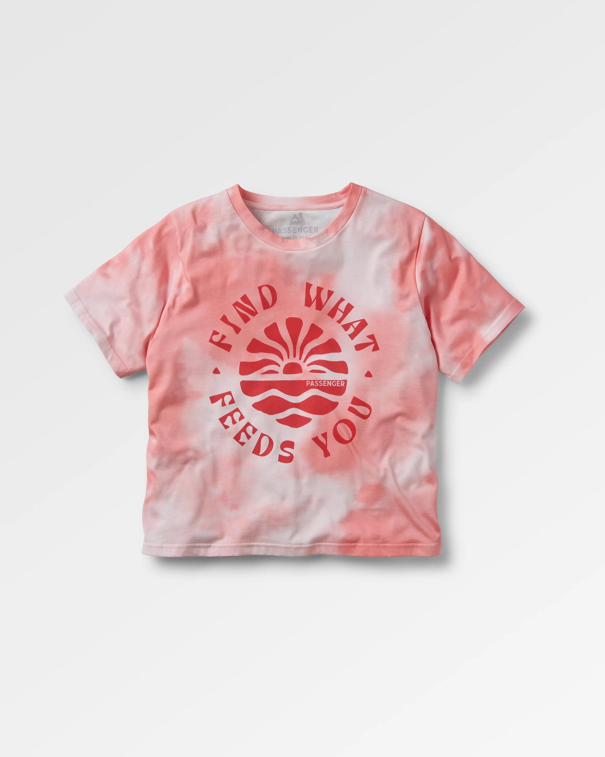 pink tie dye graphic tee